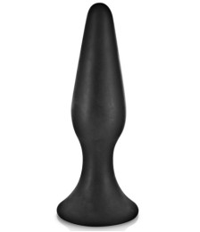 Plug anal noir 15cm avec ventouse - CC5700403010